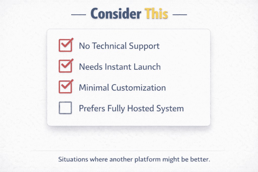 Checklist of scenarios where OpenCart may not be suitable