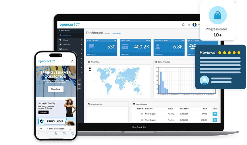 Opencart Frontend