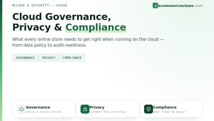 Cloud Governance, Privacy, and Compliance for Online Stores