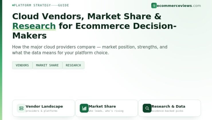 Cloud Vendors, Market Share, and Research for Ecommerce Decision-Makers
