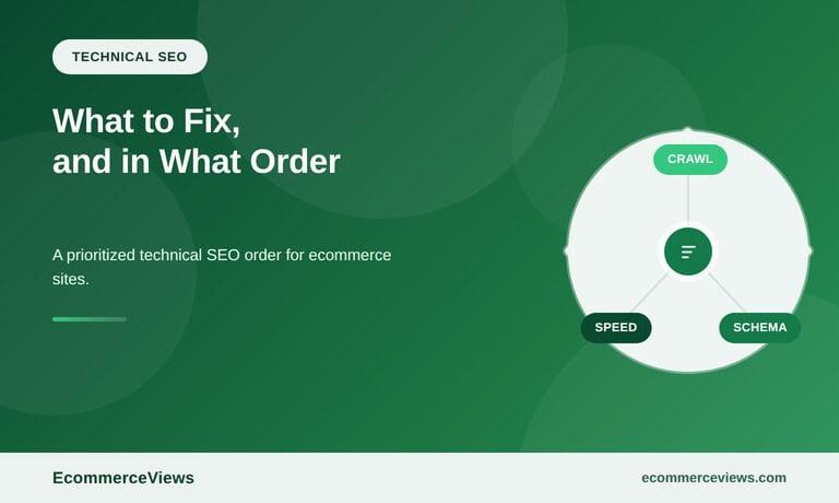 Technical SEO for Ecommerce Sites: What to Fix and in What Order