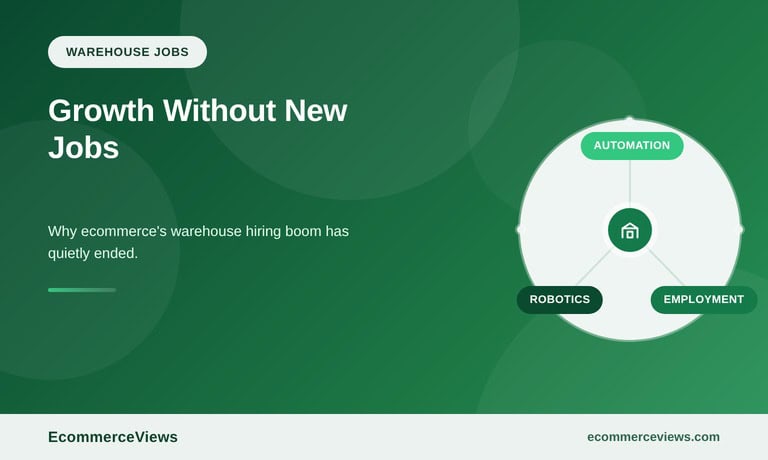 Ecommerce Keeps Growing, but It Has Stopped Creating Warehouse Jobs
