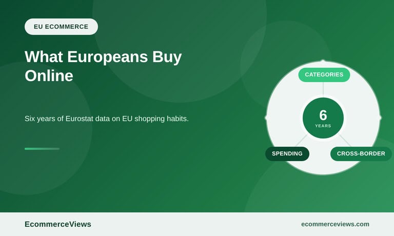 What Europeans Buy Online: Six Years of Eurostat Data Analyzed