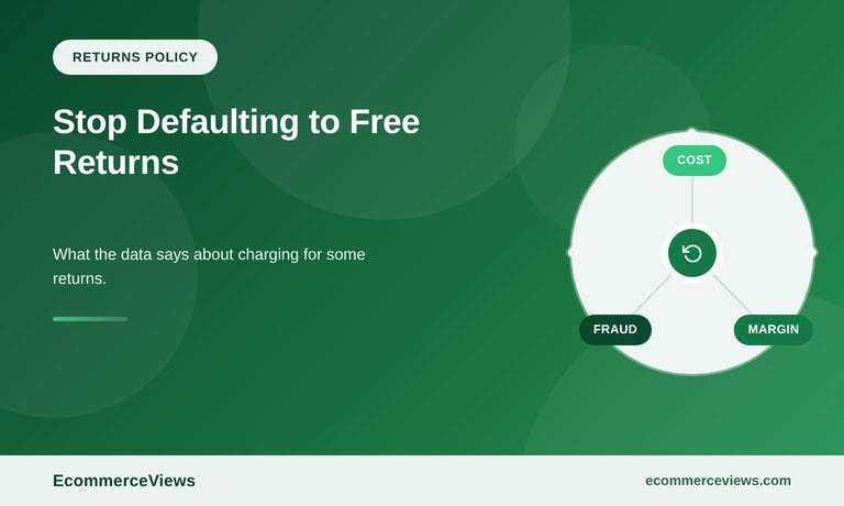 Free Returns Are a Bad Default for Most Online Stores